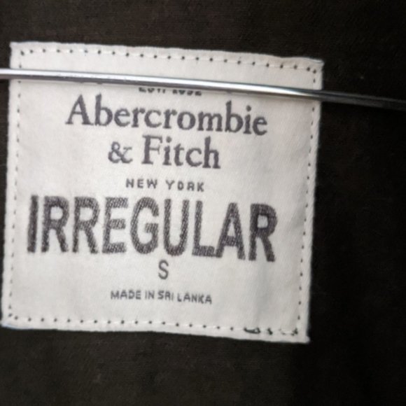 Abercrombie Military Utility Cargo Olive Green Women's Jacket Size Small - Picture 5 of 6